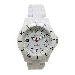 Charles Delon Casual Style White Watch